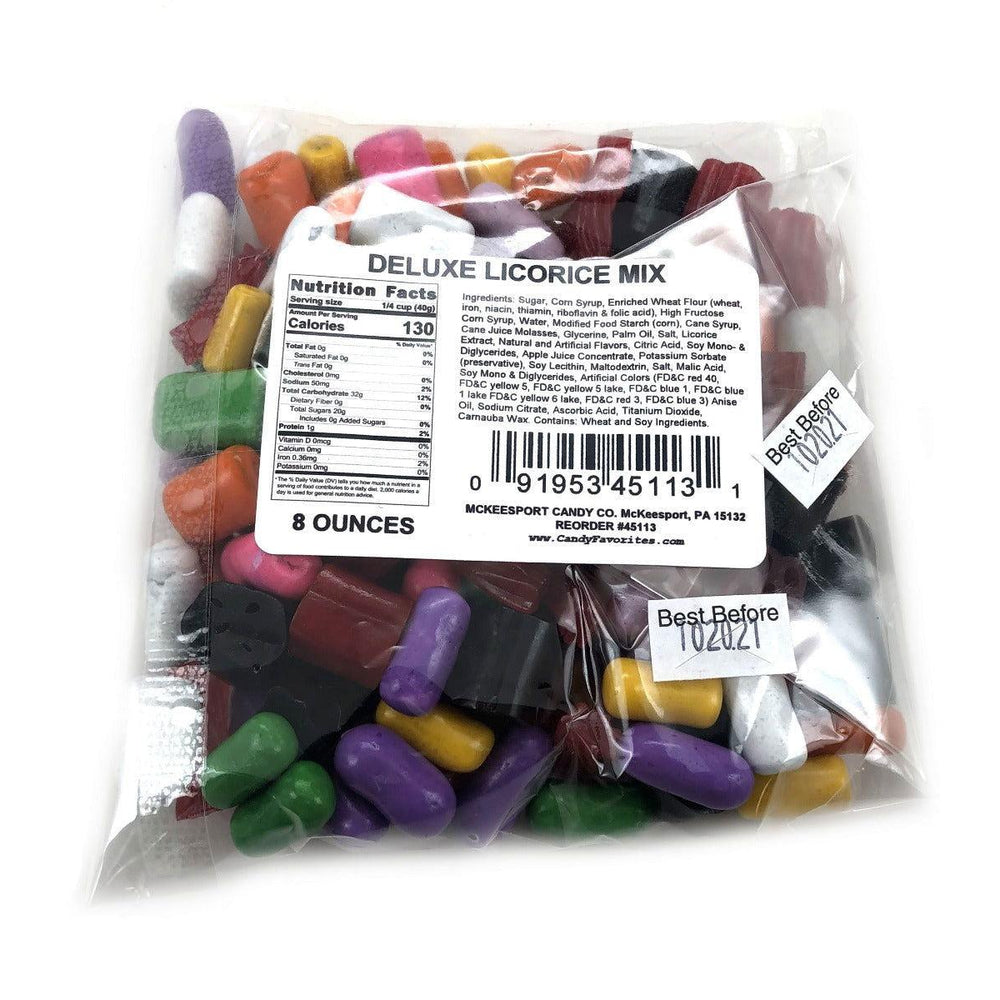 
                      
                        Deluxe Licorice Mix  8 oz. Bag - CandyFavorites
                      
                    