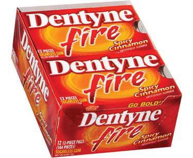 Dentyne Fire Split to Fit Cinnamon Gum - CandyFavorites