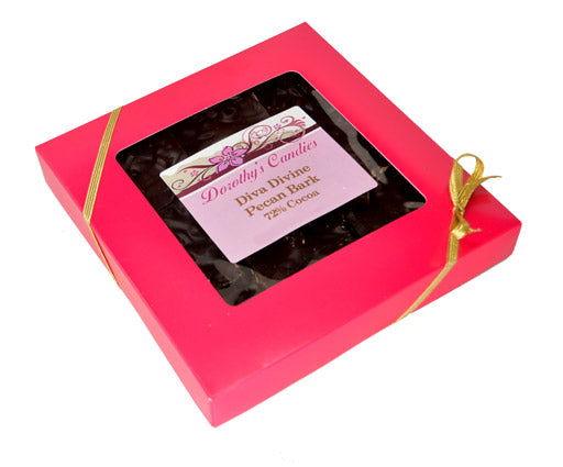 Diva Devine Dark Chocolate Pecan Bark - CandyFavorites