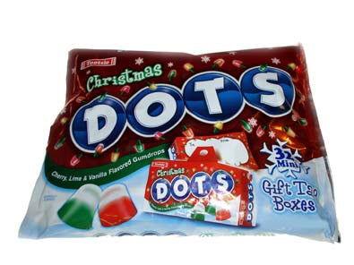 Dots - Christmas Mini Gift Tag Boxes - CandyFavorites