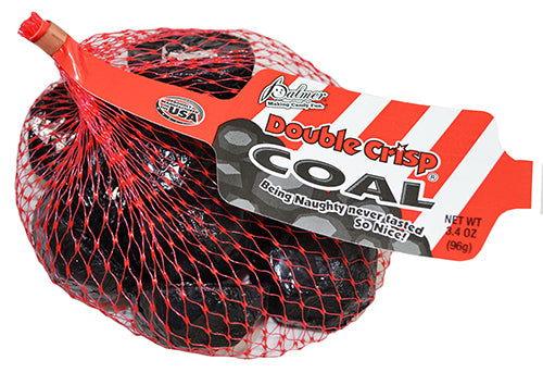 Double Crisp Chocolate Santa's Coal - CandyFavorites