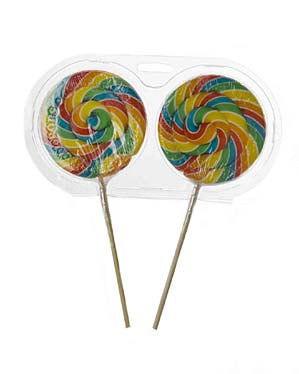 Double Pop Large Swirl Lollipops - CandyFavorites