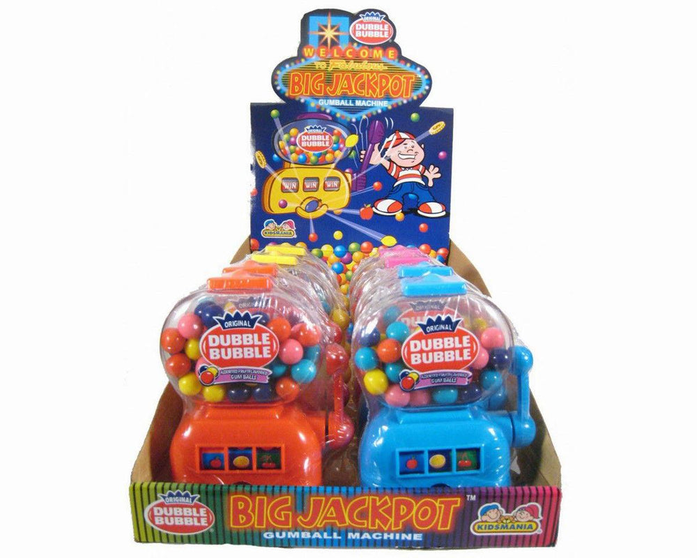 Dubble Bubble Big Jackpot Gumball Dispensers - CandyFavorites