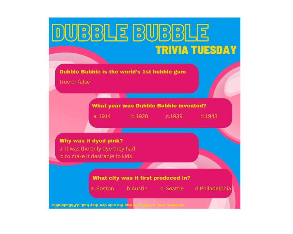 
                      
                        Dubble Bubble Bubble Gum Kisses - CandyFavorites
                      
                    