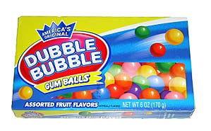Dubble Bubble Gumballs Theater Size Box - CandyFavorites