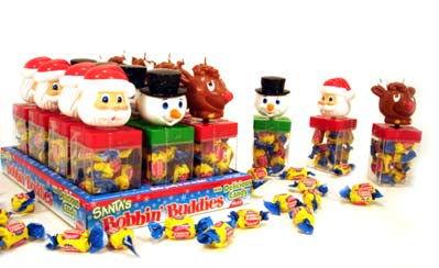 Dubble Bubble Santa Bobbin Buddies - CandyFavorites