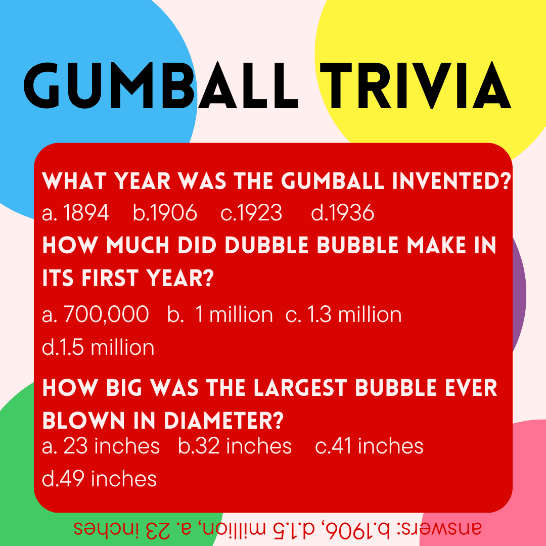 Dubble Bubble Small Assorted Gumballs - CandyFavorites