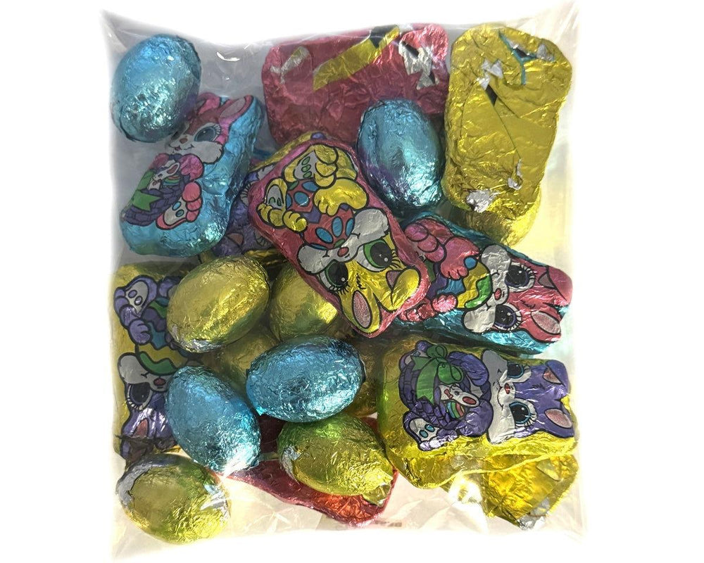 Easter Foil Chocolates Flat Bags - CandyFavorites