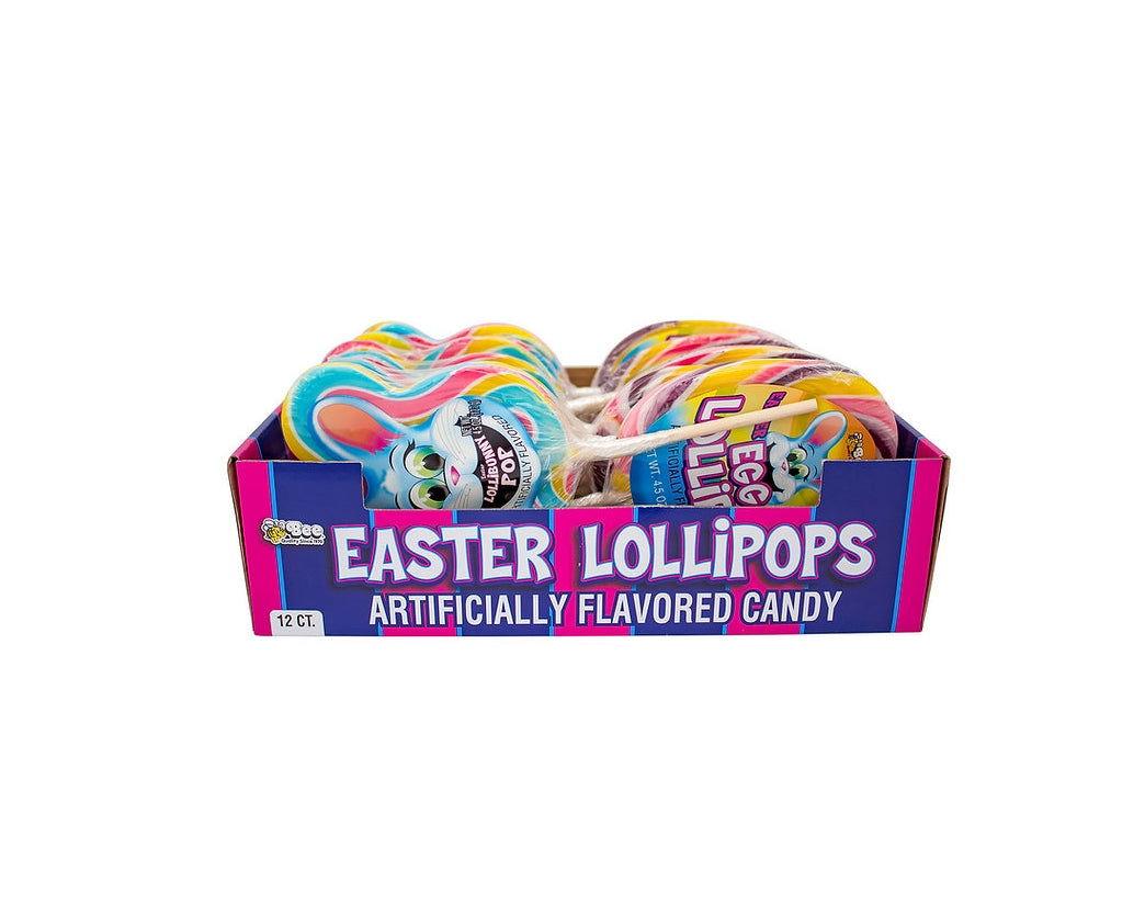 4✳B  Dot Bunny CandyStripeBunny Easter Lollibunny and Lolliegg 4.5 oz. Pops | Bee