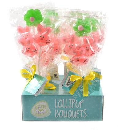 Easter Lollipop Bouquet 4 Pack - CandyFavorites