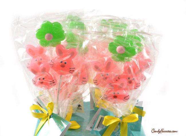 Easter Lollipop Bouquet 4 Pack - CandyFavorites