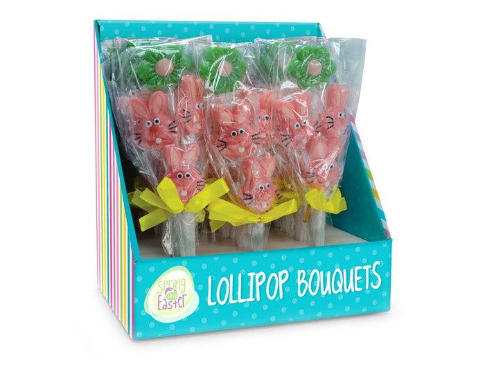 Easter Lollipop Bouquet 4 Pack - CandyFavorites
