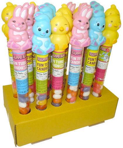 Easter Tubes with Jelly Beans - CandyFavorites