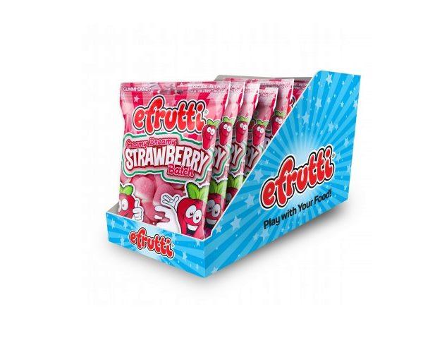 Efrutti Creamy & Dreamy Strawberry Batch Gummi Candy 3.5 oz. Bags - CandyFavorites