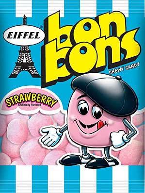 Eiffel Bon Bons - Strawberry Chewy Candy - CandyFavorites