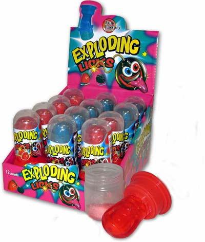 Exploding Licks Lollipops - 12 / Box – Candy Favorites
