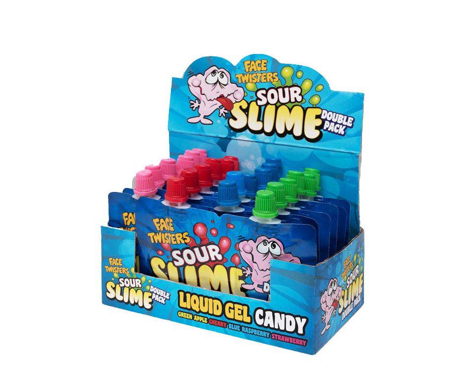 Face Twisters Sour Slime Double Pack - CandyFavorites