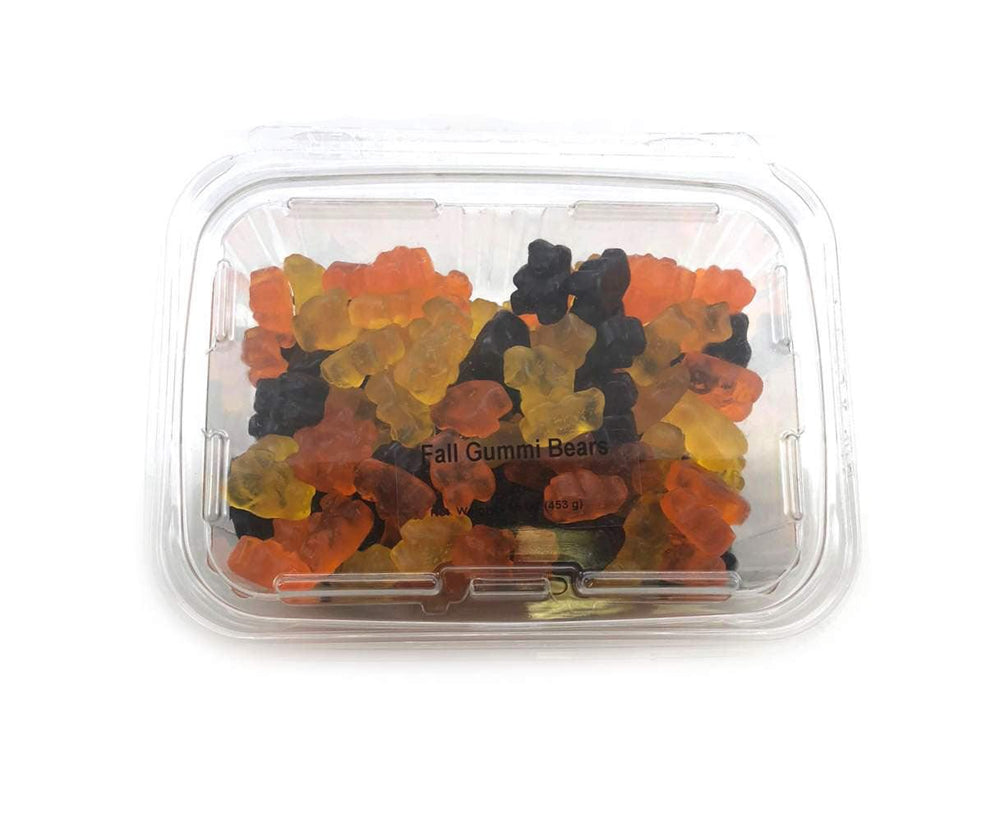 Fall Gummi Bears 16 oz. Tub - CandyFavorites