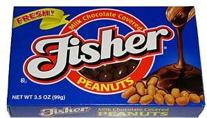 Fisher Chocolate Peanuts - Theater Sized Concession Candy - CandyFavorites