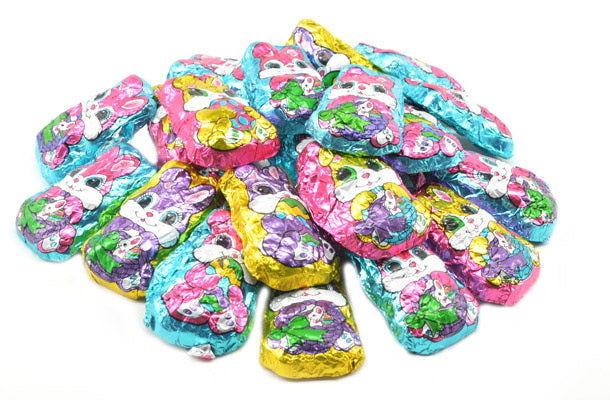 Foil Wrapped Milk Chocolate Bunny - CandyFavorites