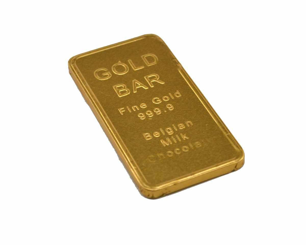 Fort Knox Belgian Milk Chocolate Gold Ingots - CandyFavorites