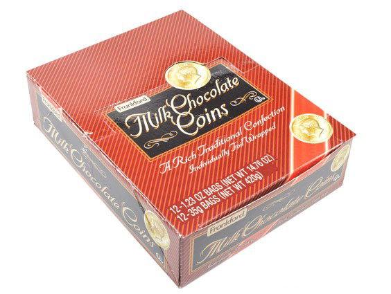 Frankford Milk Chocolate Gold Coin Bags - CandyFavorites