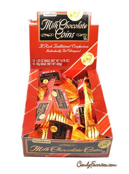 Frankford Milk Chocolate Gold Coin Bags - CandyFavorites