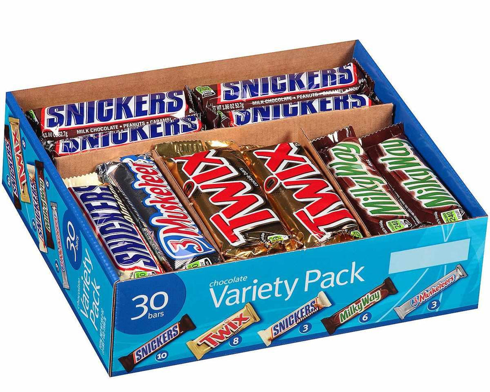 Full Size Chocolate Mars Variety Pack - CandyFavorites