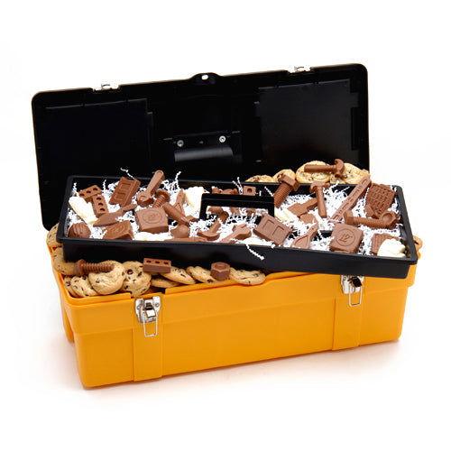 Giant Mega Chocolate and Cookie Filled Toolbox - CandyFavorites