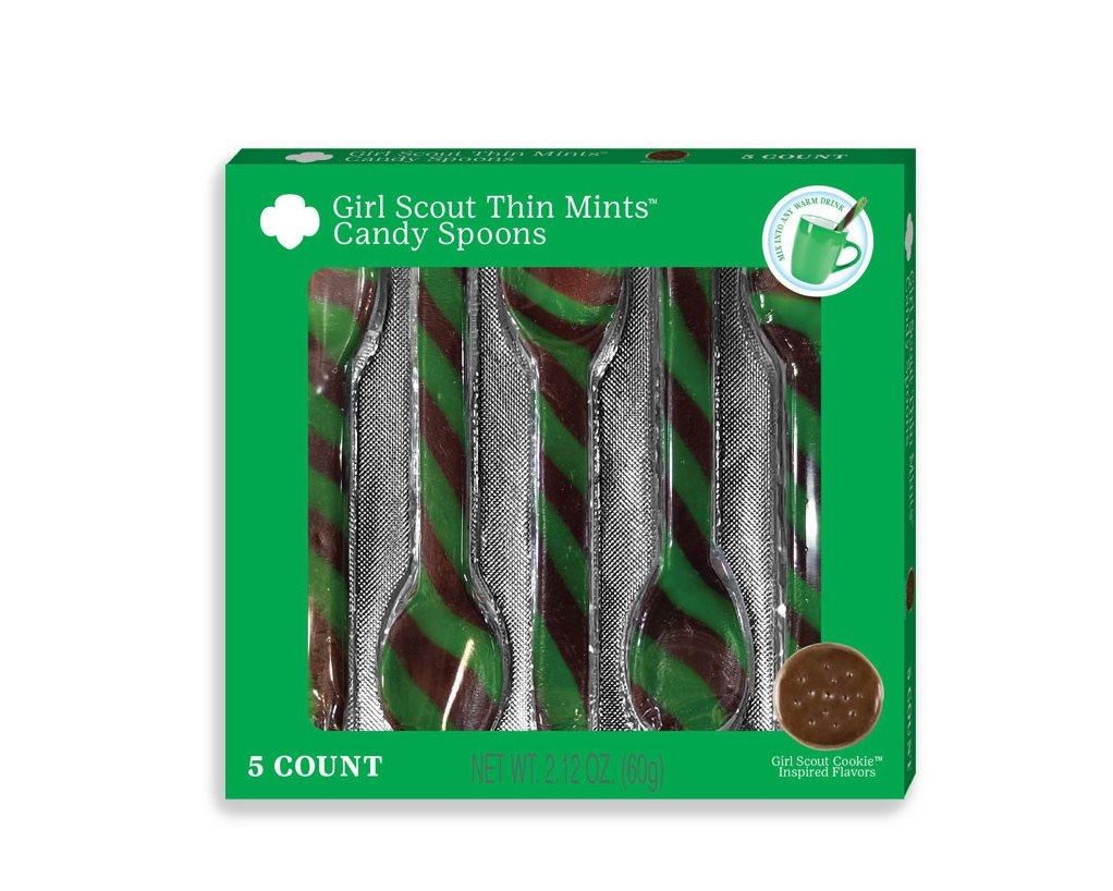 Girl Scout Thin Mints 5 Count Candy Spoons - CandyFavorites