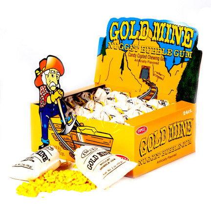 Gold Mine Nugget Bubble Gum - CandyFavorites