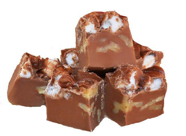 Gourmet Rocky Road Fudge 1 lb. Gift Box - CandyFavorites