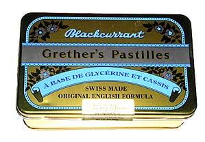 Grether's Blackcurrant Pastilles Large Gift Tin - CandyFavorites