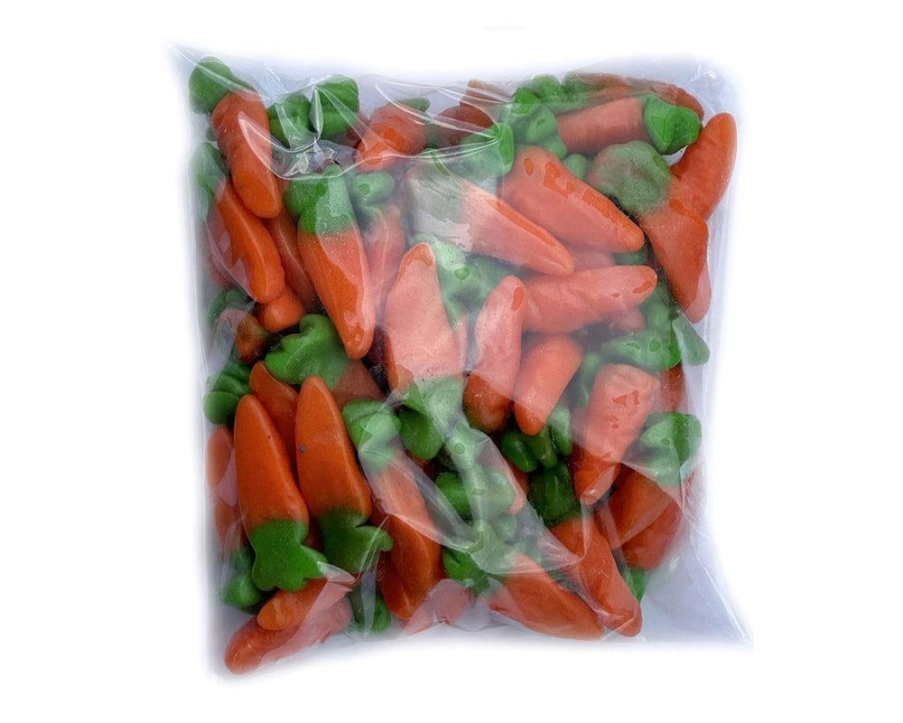 Gummi Easter Carrots Flat Bags - CandyFavorites