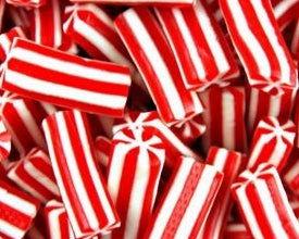 Gummi  Licorice Christmas Mini Candy Canes Bulk - CandyFavorites