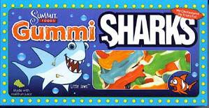 Gummi Sharks - Concession Box - CandyFavorites