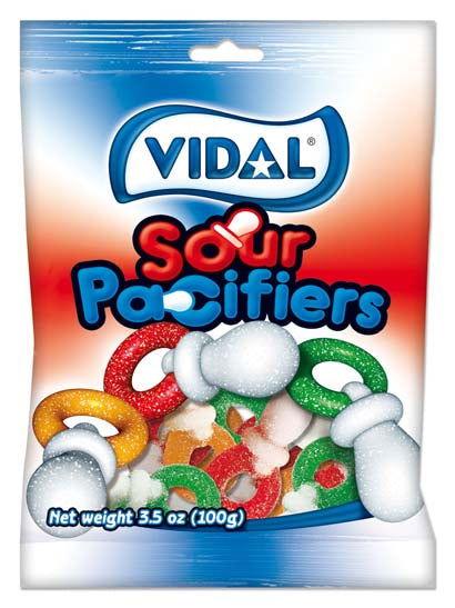 Gummi Sour Pacifiers Bags - CandyFavorites