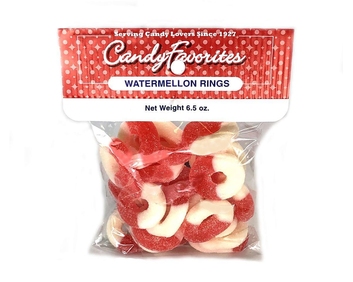 Watermelon Rings Sweets Gummi Watermelon Rings 6.5 oz. Bags - 8 / Box – Candy Favorites