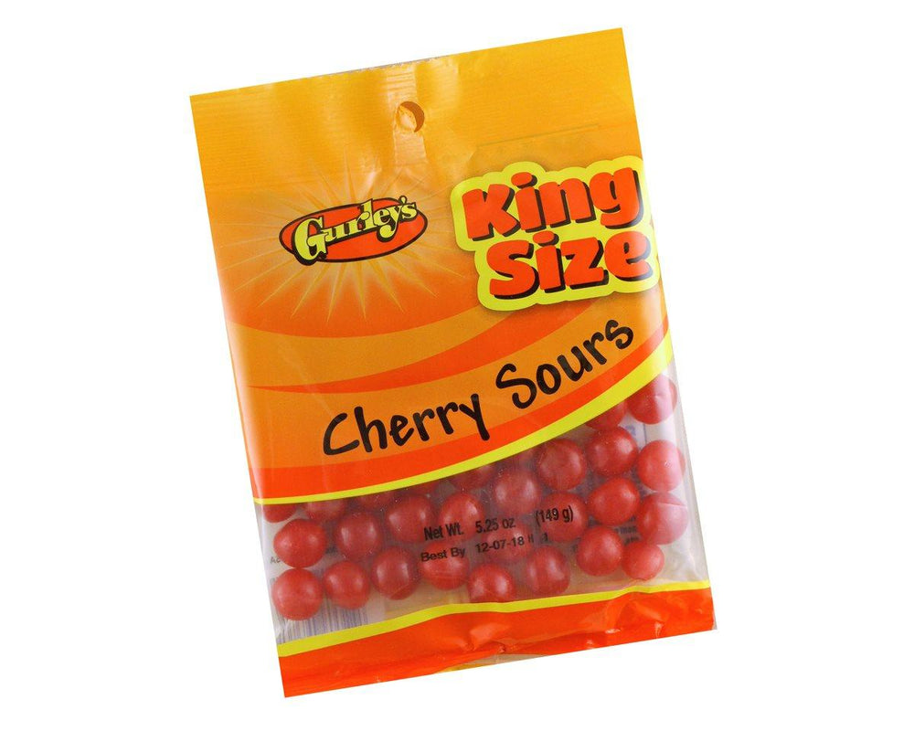 Gurley's Cherry Sours Peg Bags - CandyFavorites