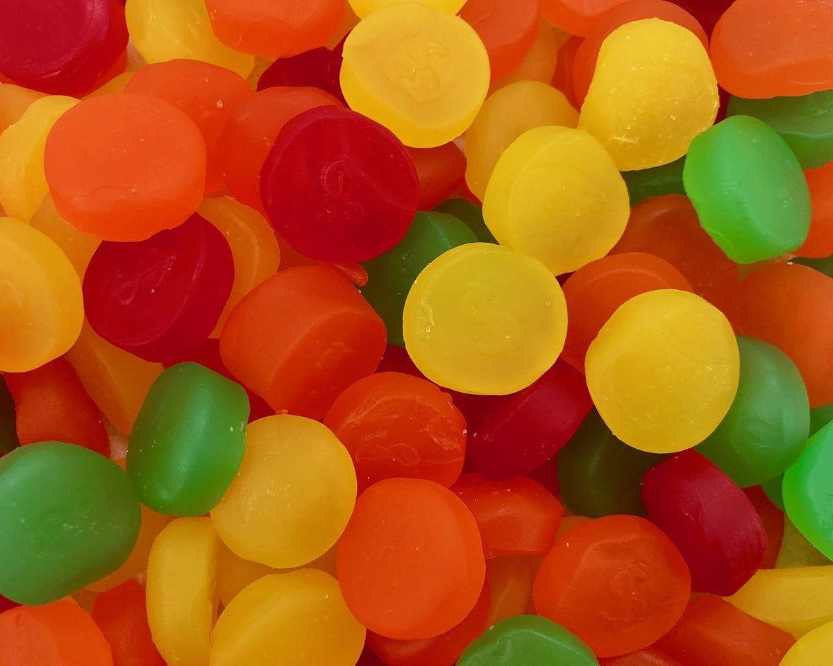 Hand Packed Assorted Juju Coins 8 oz. Bags - CandyFavorites