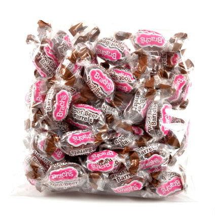 Hand Packed Brach's Root Beer Barrels 8 Ounce Bags - CandyFavorites