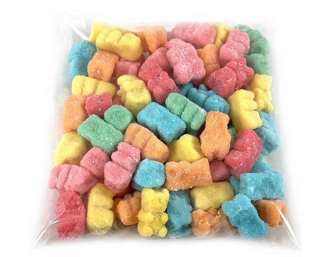 Hand Packed Gummi Neon Bears Flat Bags - CandyFavorites