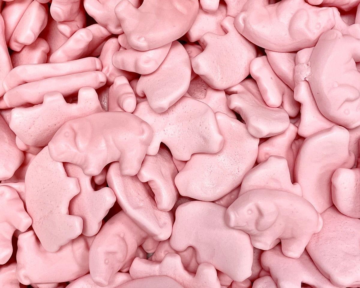 Hand Packed Gummi Pigs Flat Bag - CandyFavorites