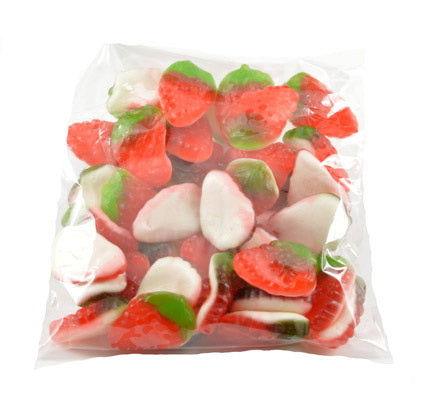Hand Packed Gummi Strawberry Creams 8 Ounce Bags - CandyFavorites
