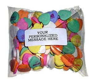 Hand Packed Large Conversation Hearts Bags - CandyFavorites