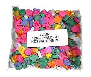 Hand Packed Small Conversation Hearts Bags - CandyFavorites