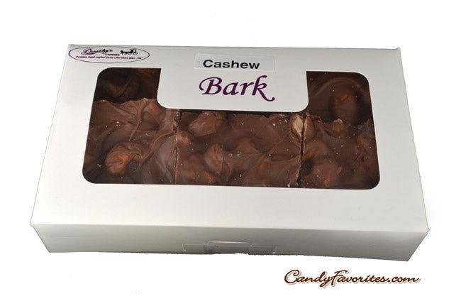 Handmade Cashew Chocolate Bark 1 lb. Gift Box - CandyFavorites