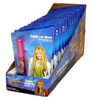 Strawberry Hannah Montana Candy Lip Gloss - 16 / Box – Candy Favorites