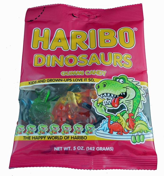 Haribo Dinosaurs Gummi Candy Bags - CandyFavorites
