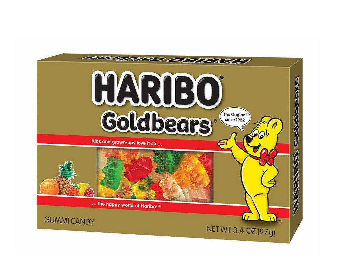Haribo Gold-Bears Theater Size 3.4 oz. Boxes - CandyFavorites